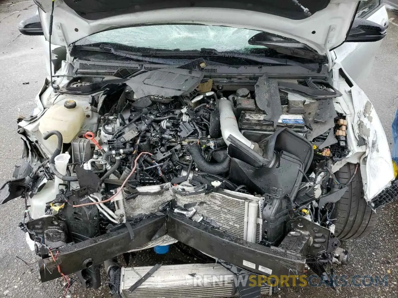 12 fotografías del automóvil dañado KMHT36AH5KU001213 HYUNDAI VELOSTER 2019
