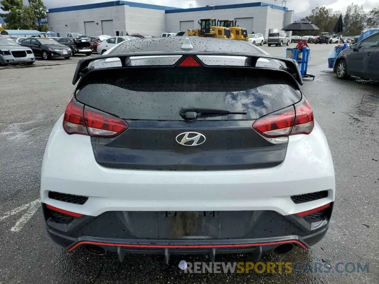 6 fotografías del automóvil dañado KMHT36AH5KU001213 HYUNDAI VELOSTER 2019