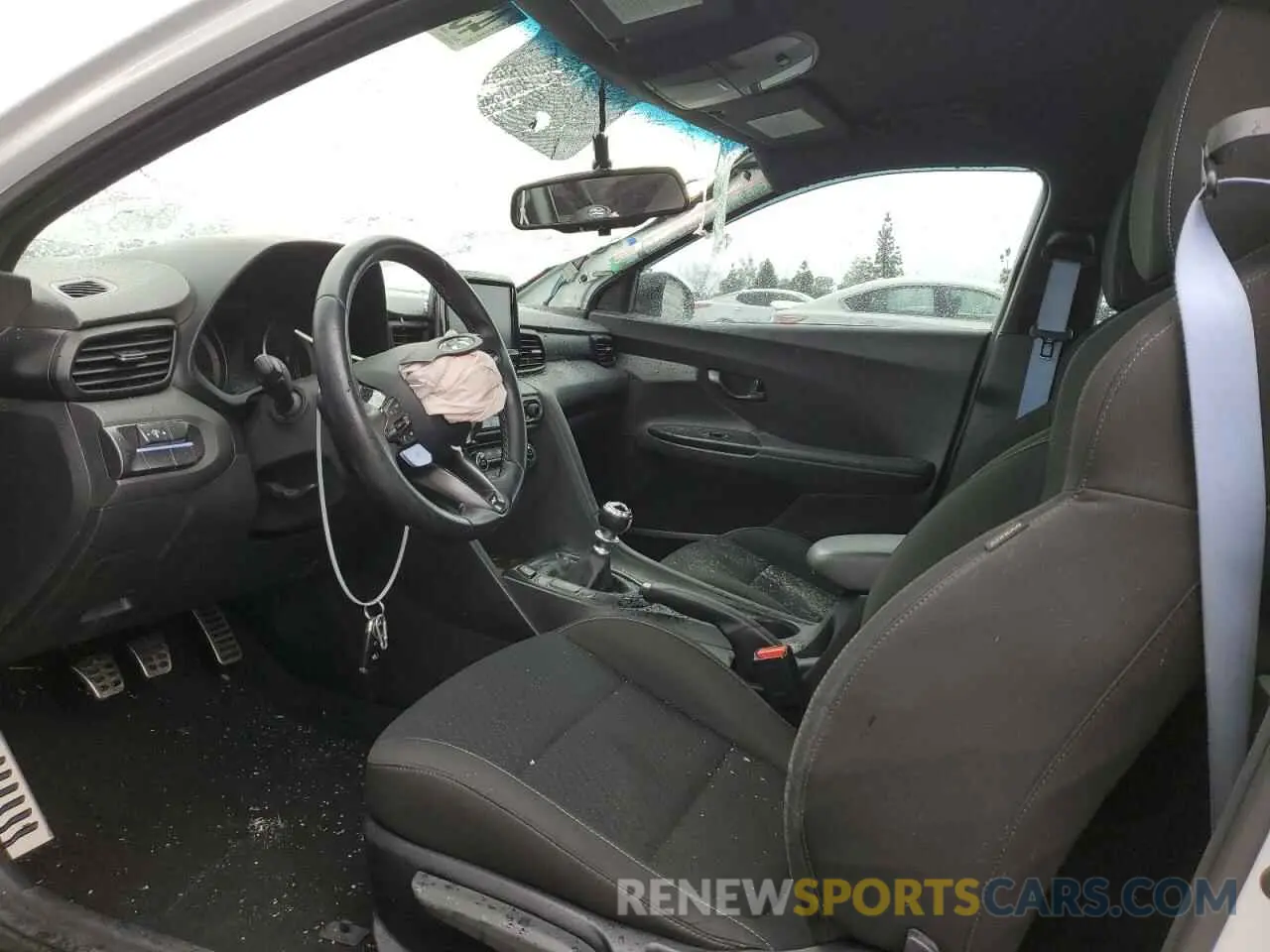 7 fotografías del automóvil dañado KMHT36AH5KU001213 HYUNDAI VELOSTER 2019