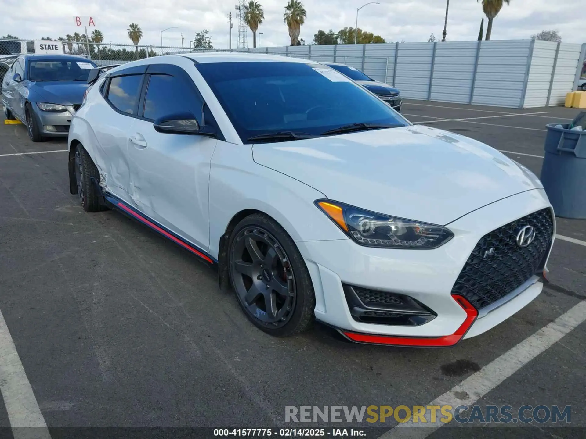 1 fotografías del automóvil dañado KMHT36AH6KU001916 HYUNDAI VELOSTER 2019