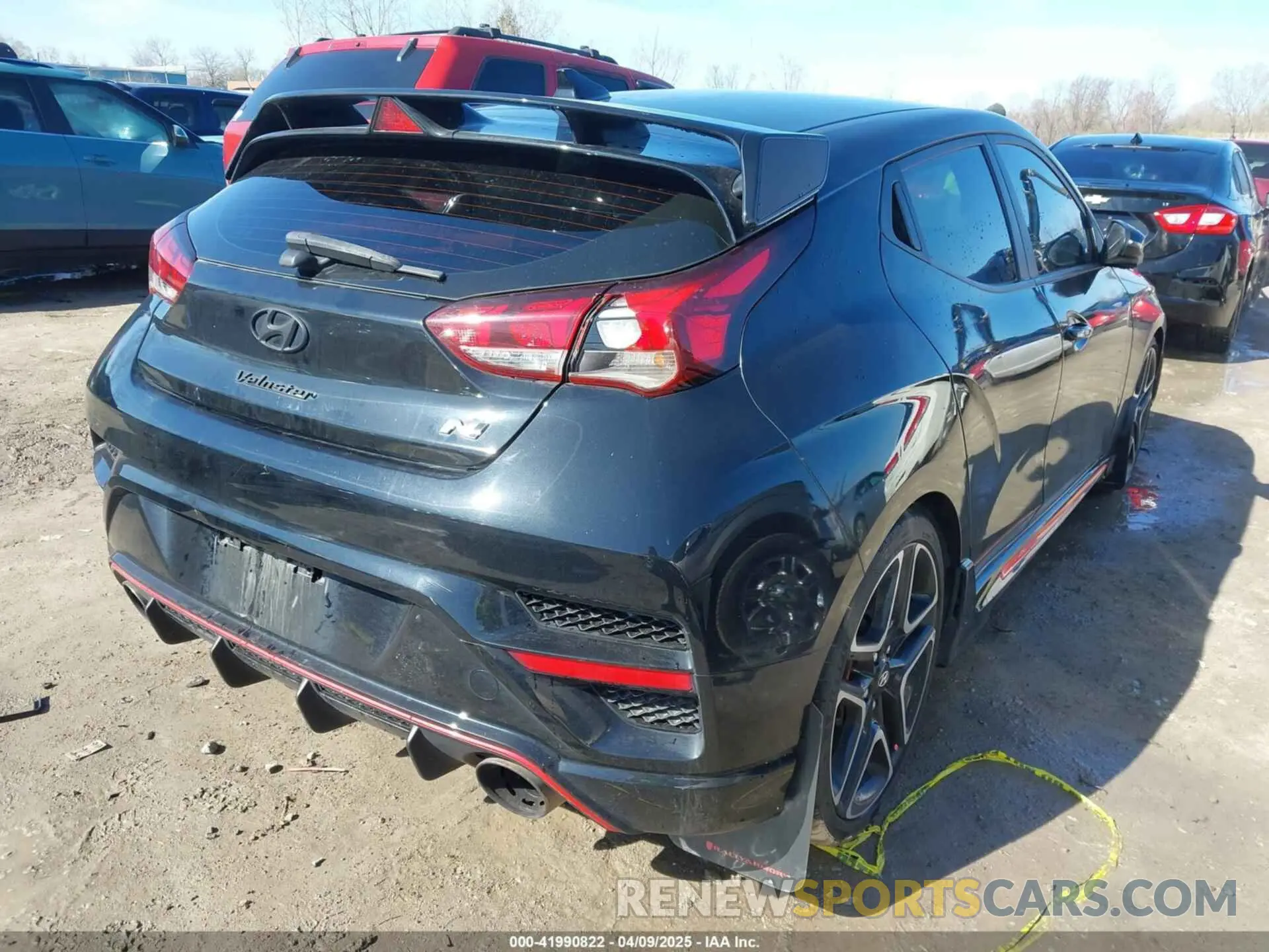 4 fotografías del automóvil dañado KMHT36AH9KU002414 HYUNDAI VELOSTER 2019