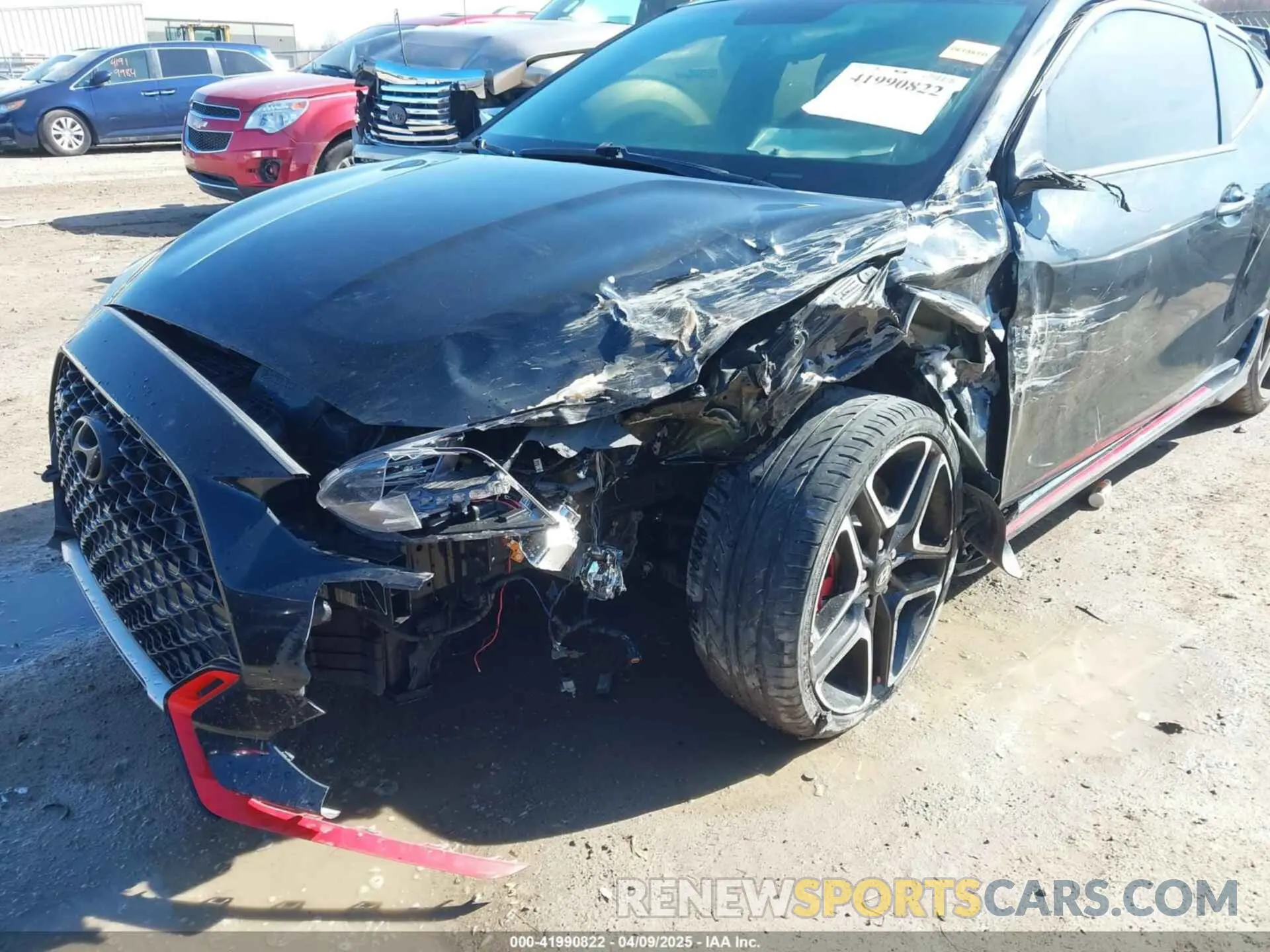 6 fotografías del automóvil dañado KMHT36AH9KU002414 HYUNDAI VELOSTER 2019