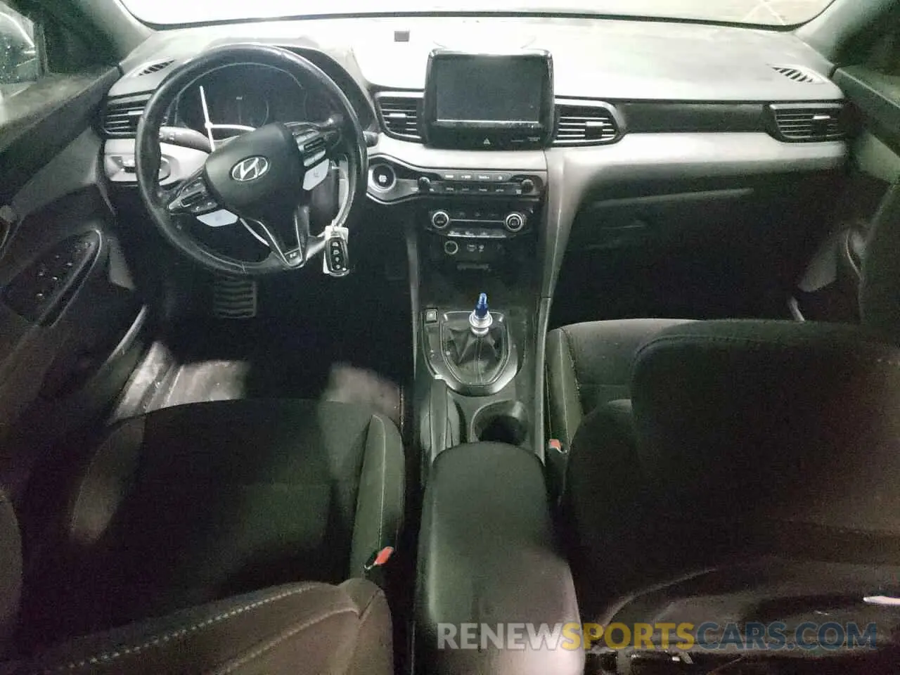 8 fotografías del automóvil dañado KMHT36AHXKU001840 HYUNDAI VELOSTER 2019