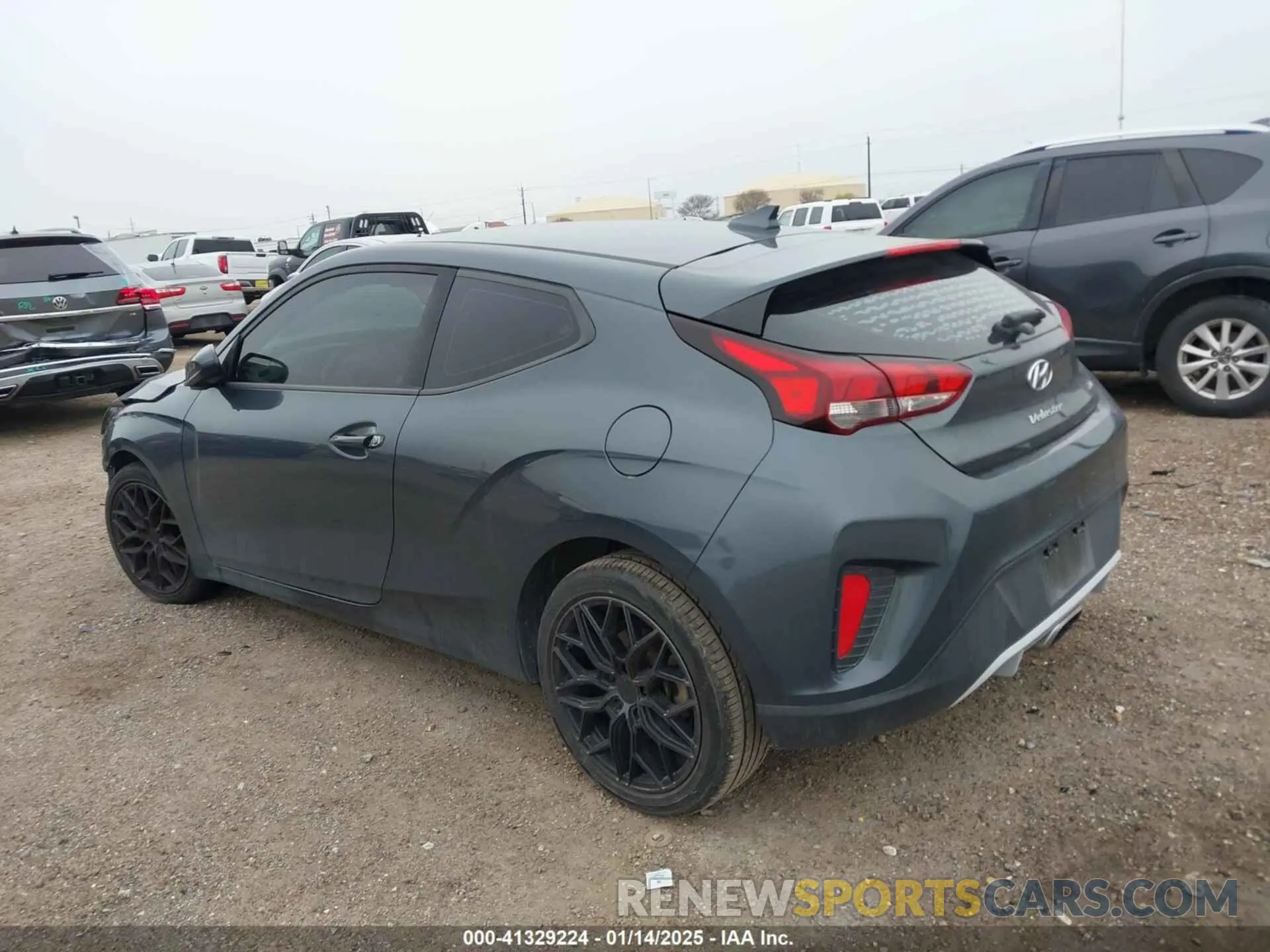 15 fotografías del automóvil dañado KMHTG6AF0KU006614 HYUNDAI VELOSTER 2019