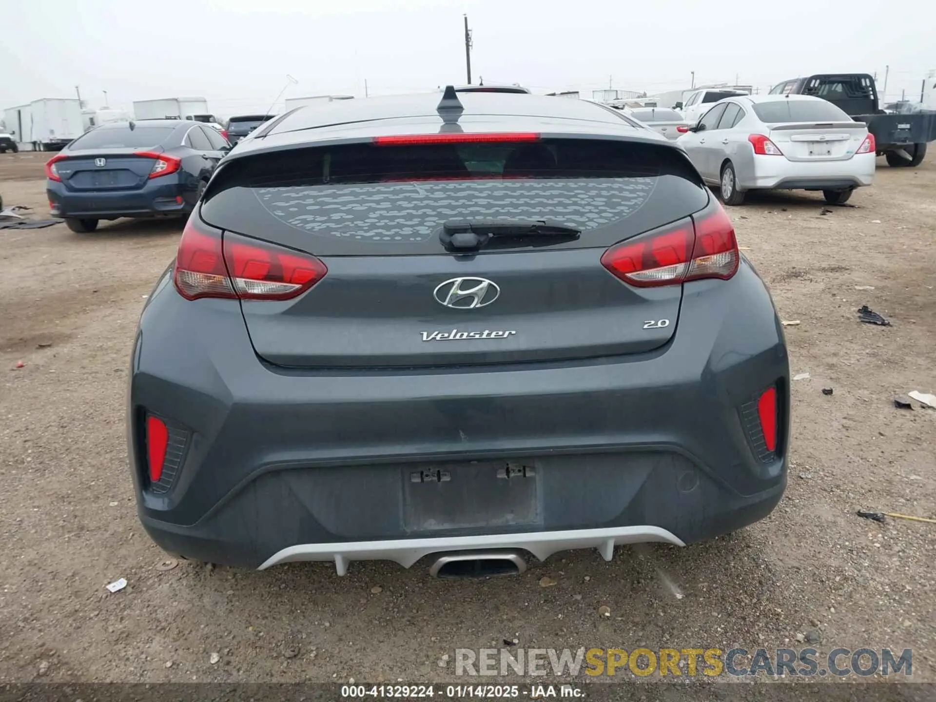 17 fotografías del automóvil dañado KMHTG6AF0KU006614 HYUNDAI VELOSTER 2019