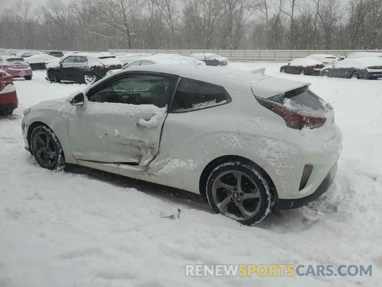 2 fotografías del automóvil dañado KMHTG6AF0KU017872 HYUNDAI VELOSTER 2019