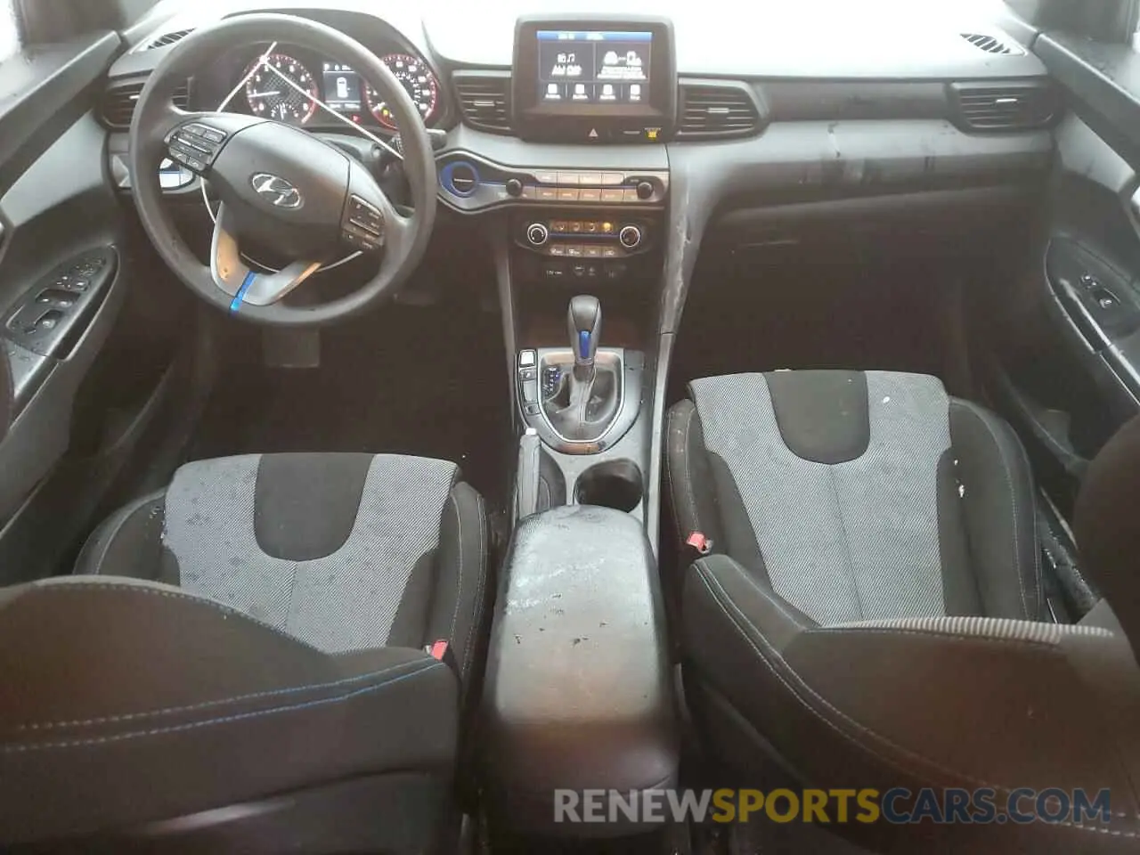 8 fotografías del automóvil dañado KMHTG6AF0KU017872 HYUNDAI VELOSTER 2019