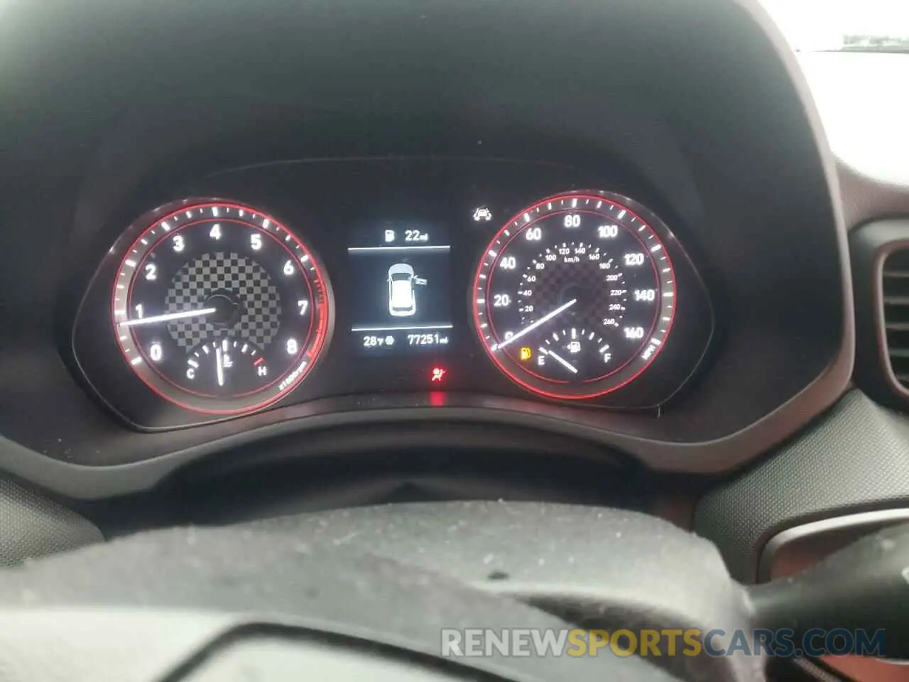 9 fotografías del automóvil dañado KMHTG6AF0KU017872 HYUNDAI VELOSTER 2019