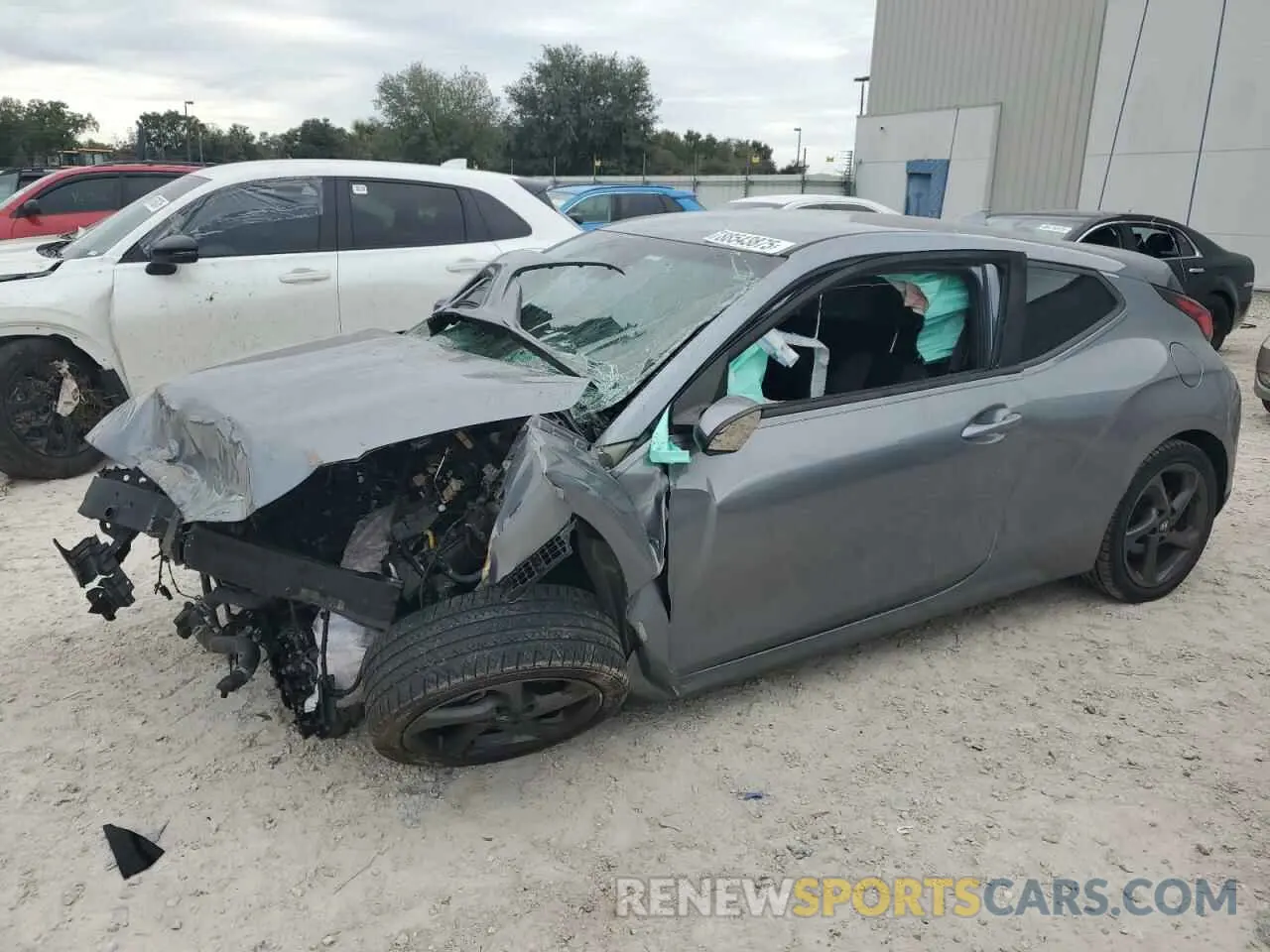 1 fotografías del automóvil dañado KMHTG6AF1KU014835 HYUNDAI VELOSTER 2019