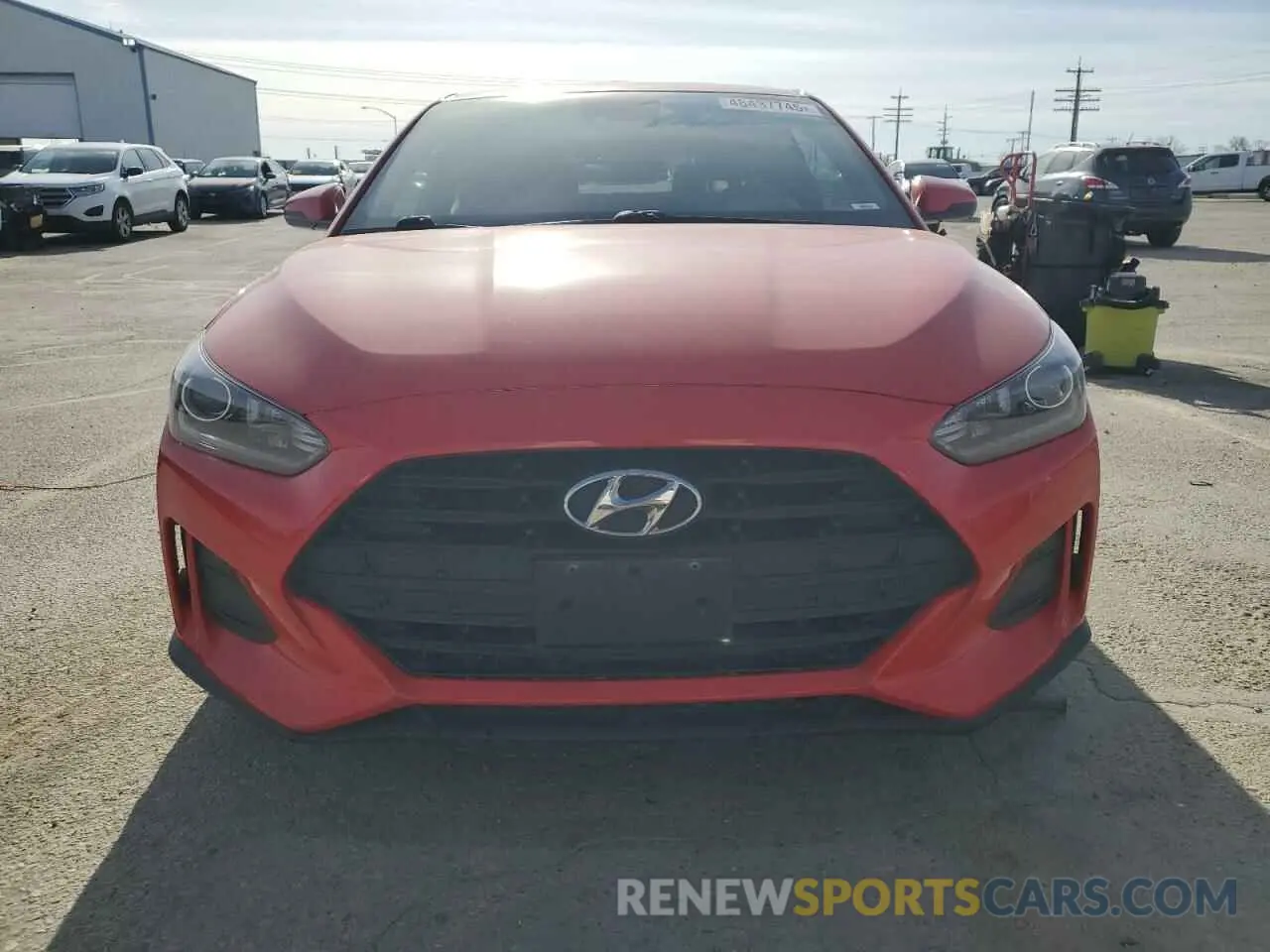 5 fotografías del automóvil dañado KMHTG6AF1KU017704 HYUNDAI VELOSTER 2019