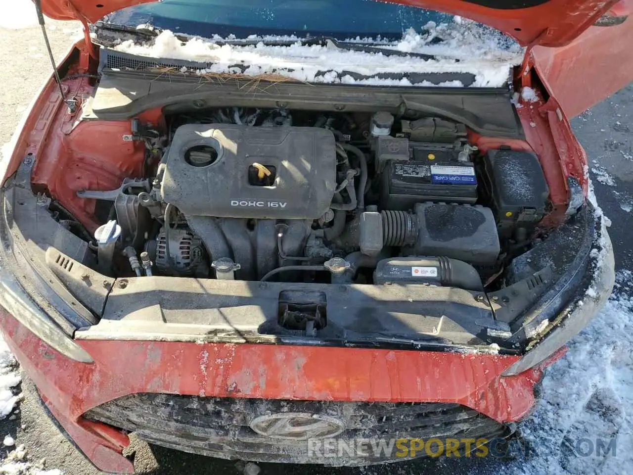 11 fotografías del automóvil dañado KMHTG6AF3KU009362 HYUNDAI VELOSTER 2019