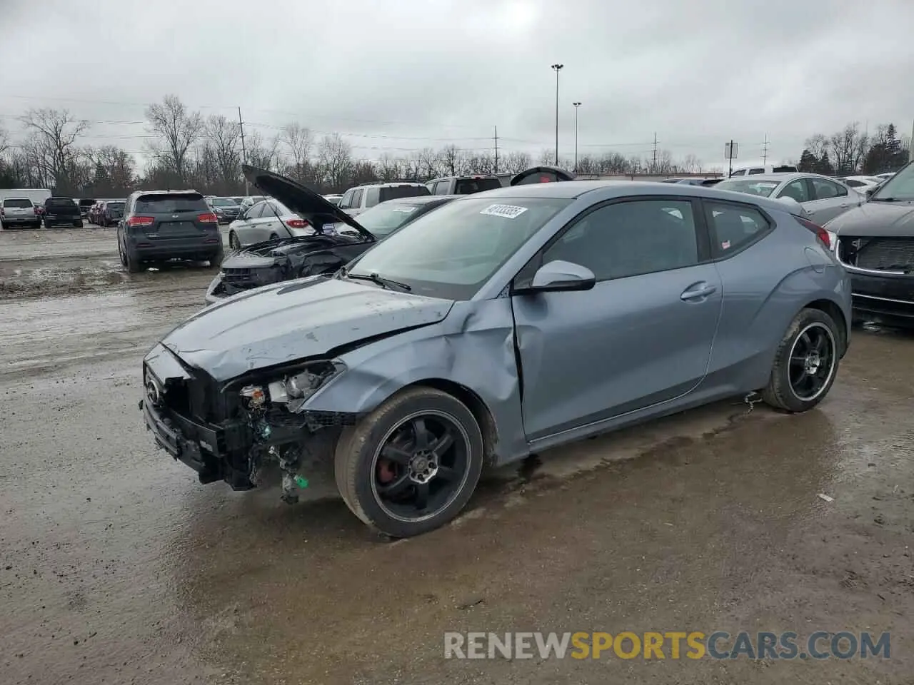 1 fotografías del automóvil dañado KMHTG6AF3KU017039 HYUNDAI VELOSTER 2019