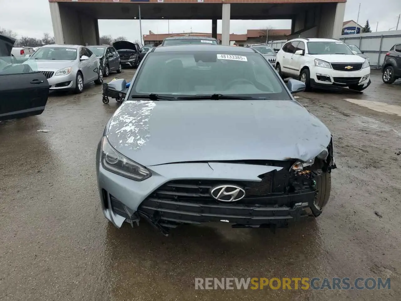 5 fotografías del automóvil dañado KMHTG6AF3KU017039 HYUNDAI VELOSTER 2019