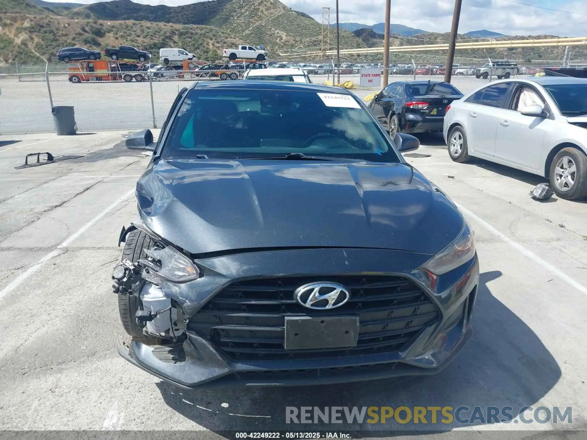 12 fotografías del automóvil dañado KMHTG6AF4KU009869 HYUNDAI VELOSTER 2019