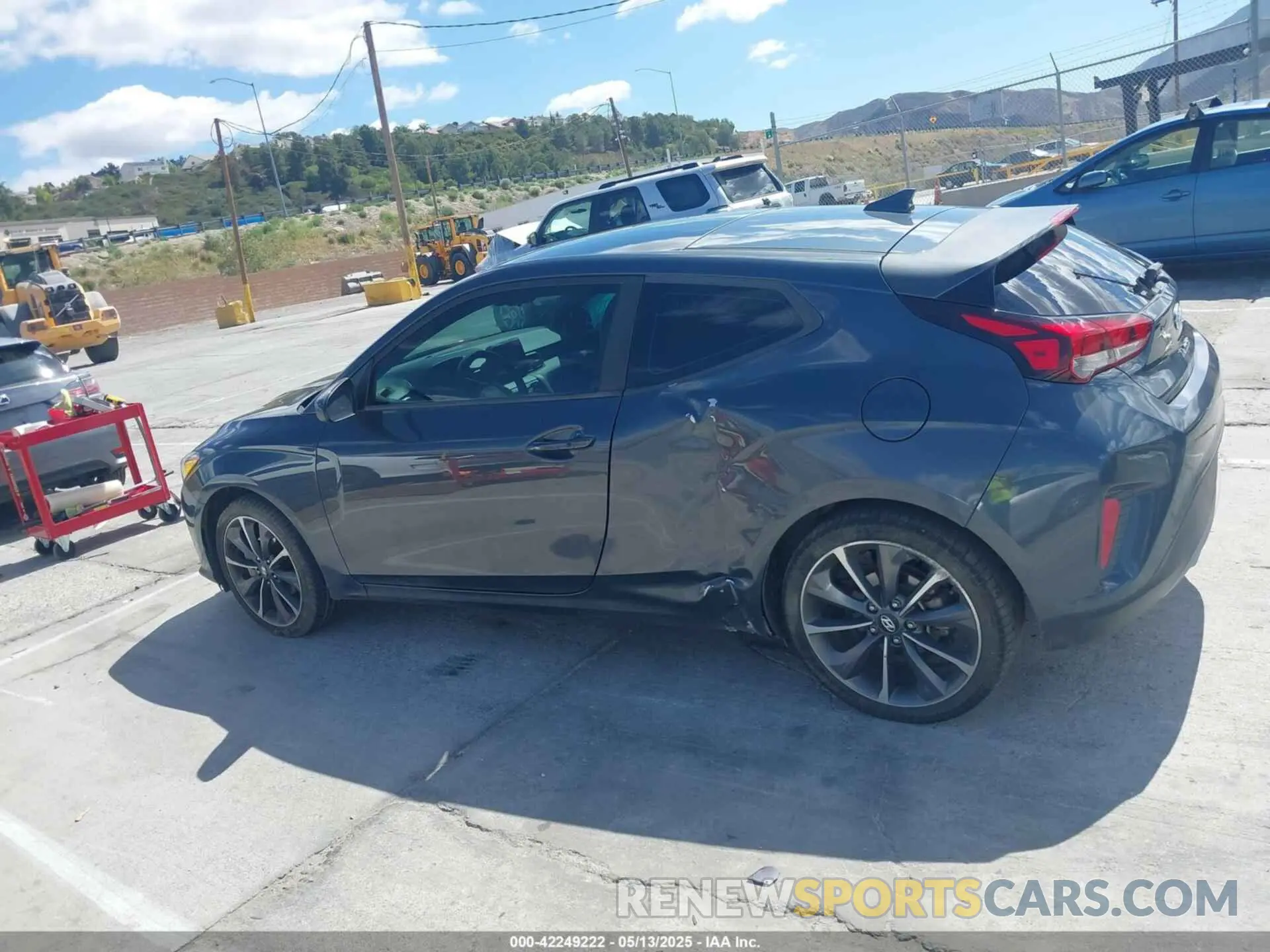 14 fotografías del automóvil dañado KMHTG6AF4KU009869 HYUNDAI VELOSTER 2019