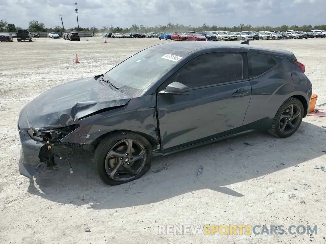 1 fotografías del automóvil dañado KMHTG6AF4KU013159 HYUNDAI VELOSTER 2019