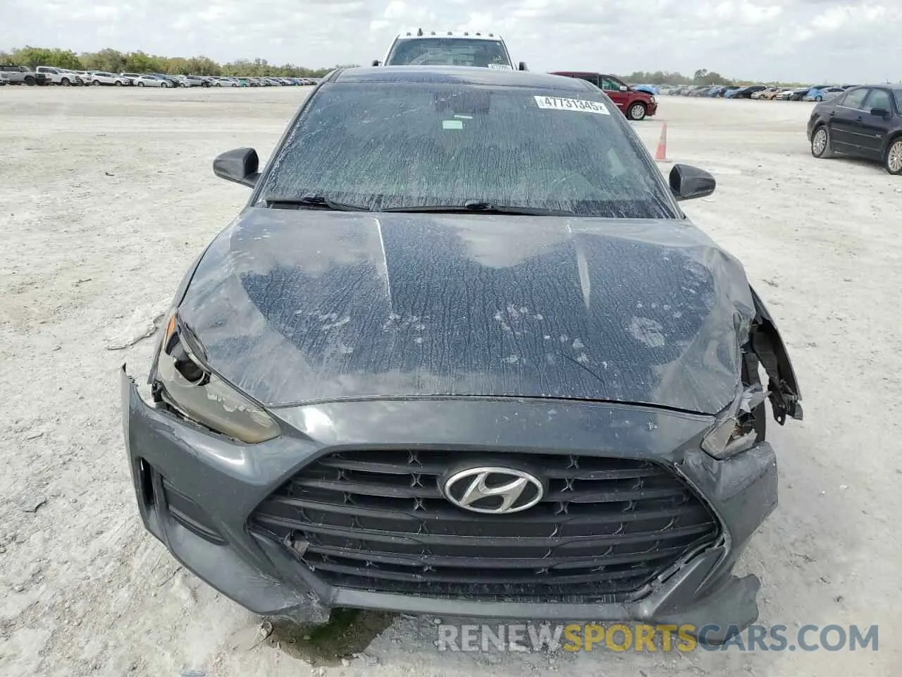5 fotografías del automóvil dañado KMHTG6AF4KU013159 HYUNDAI VELOSTER 2019