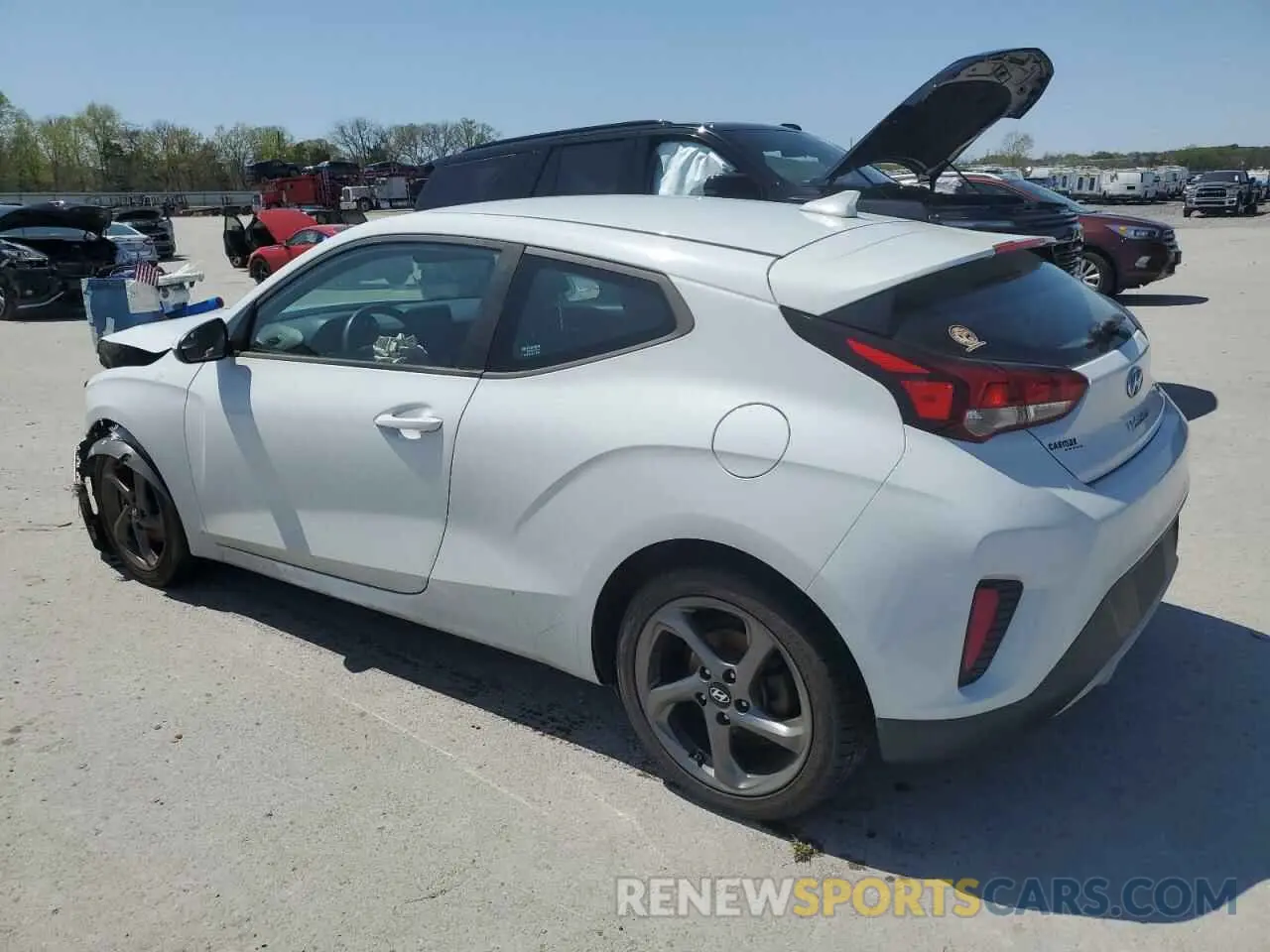 2 fotografías del automóvil dañado KMHTG6AF4KU013856 HYUNDAI VELOSTER 2019