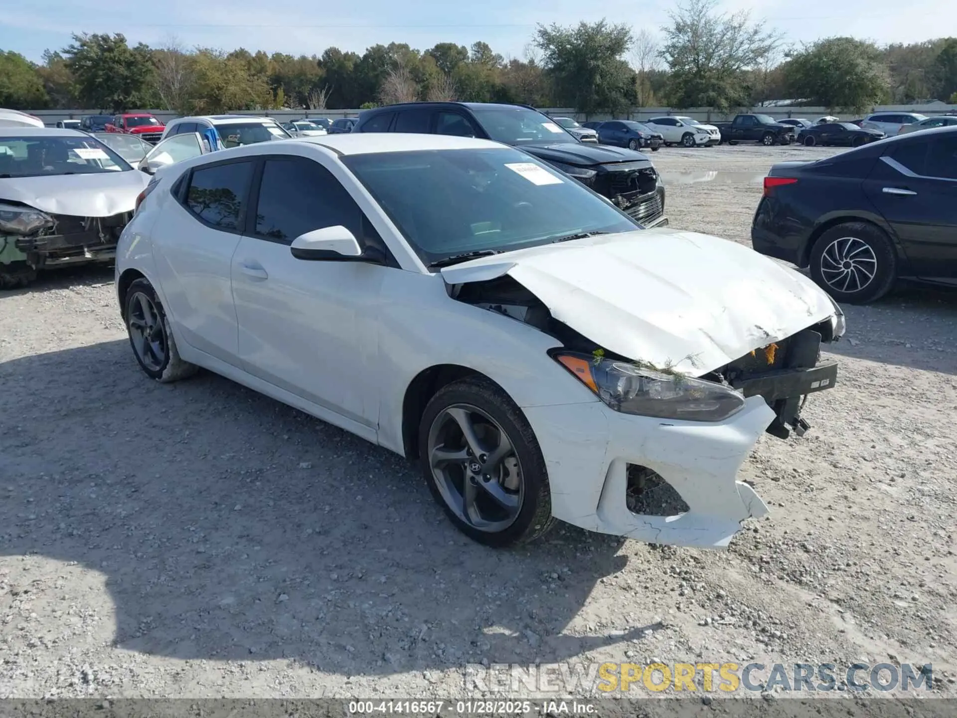 1 fotografías del automóvil dañado KMHTG6AF6KU017262 HYUNDAI VELOSTER 2019