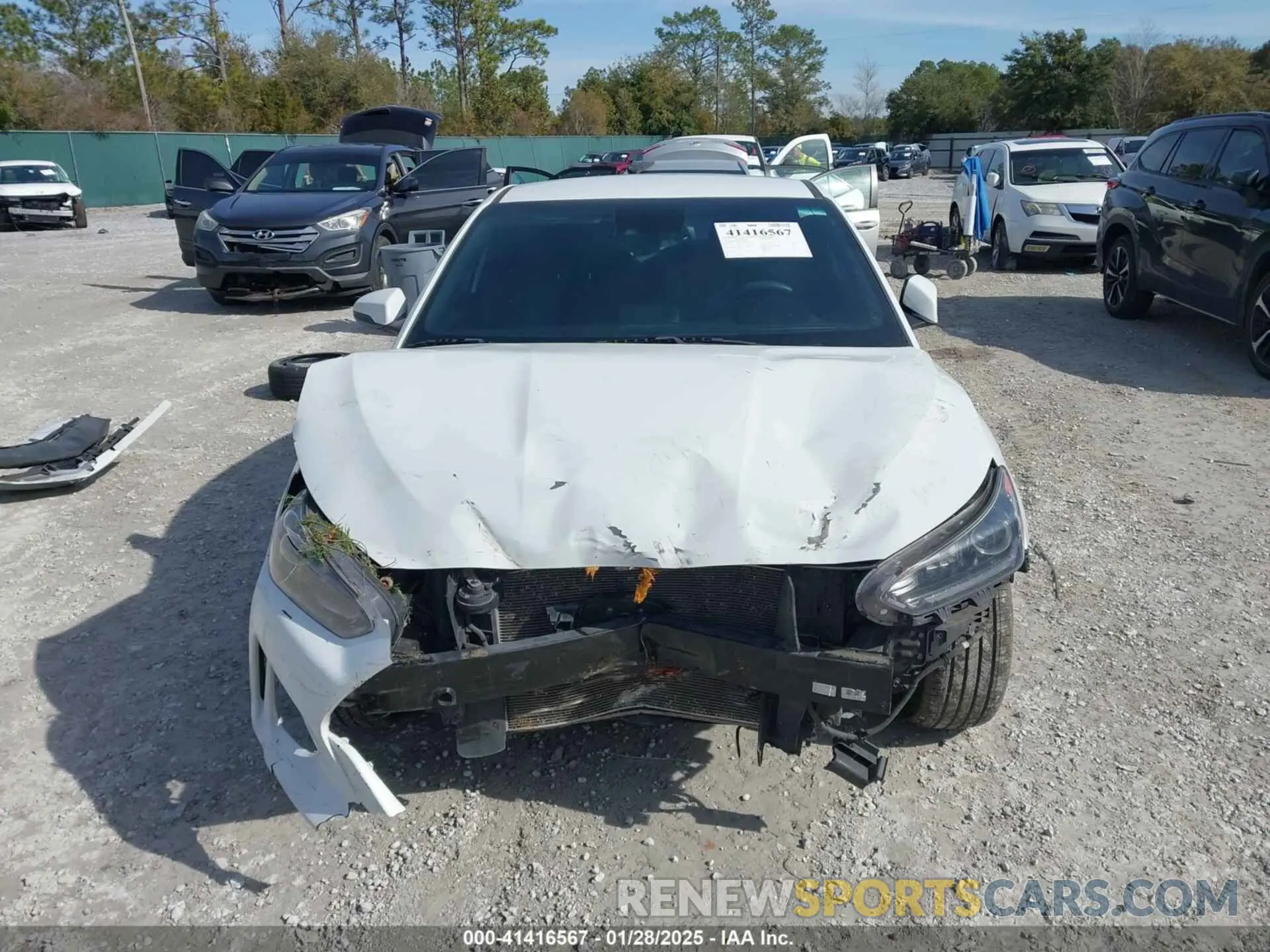 12 fotografías del automóvil dañado KMHTG6AF6KU017262 HYUNDAI VELOSTER 2019