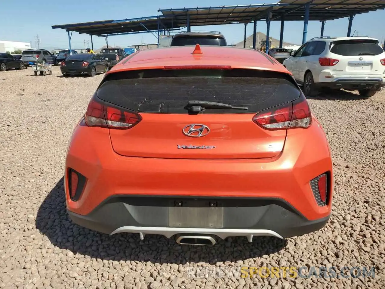 6 fotografías del automóvil dañado KMHTG6AF6KU019061 HYUNDAI VELOSTER 2019