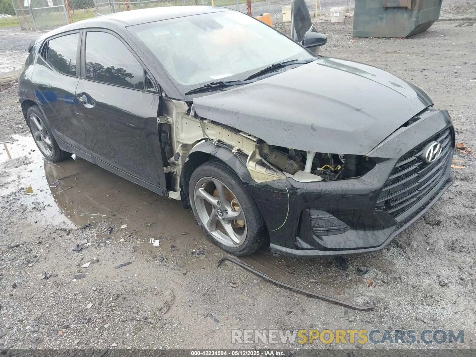 6 fotografías del automóvil dañado KMHTG6AF7KU003810 HYUNDAI VELOSTER 2019