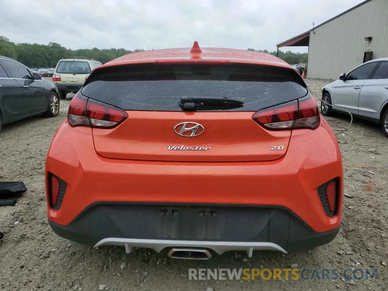 6 fotografías del automóvil dañado KMHTG6AF7KU006884 HYUNDAI VELOSTER 2019