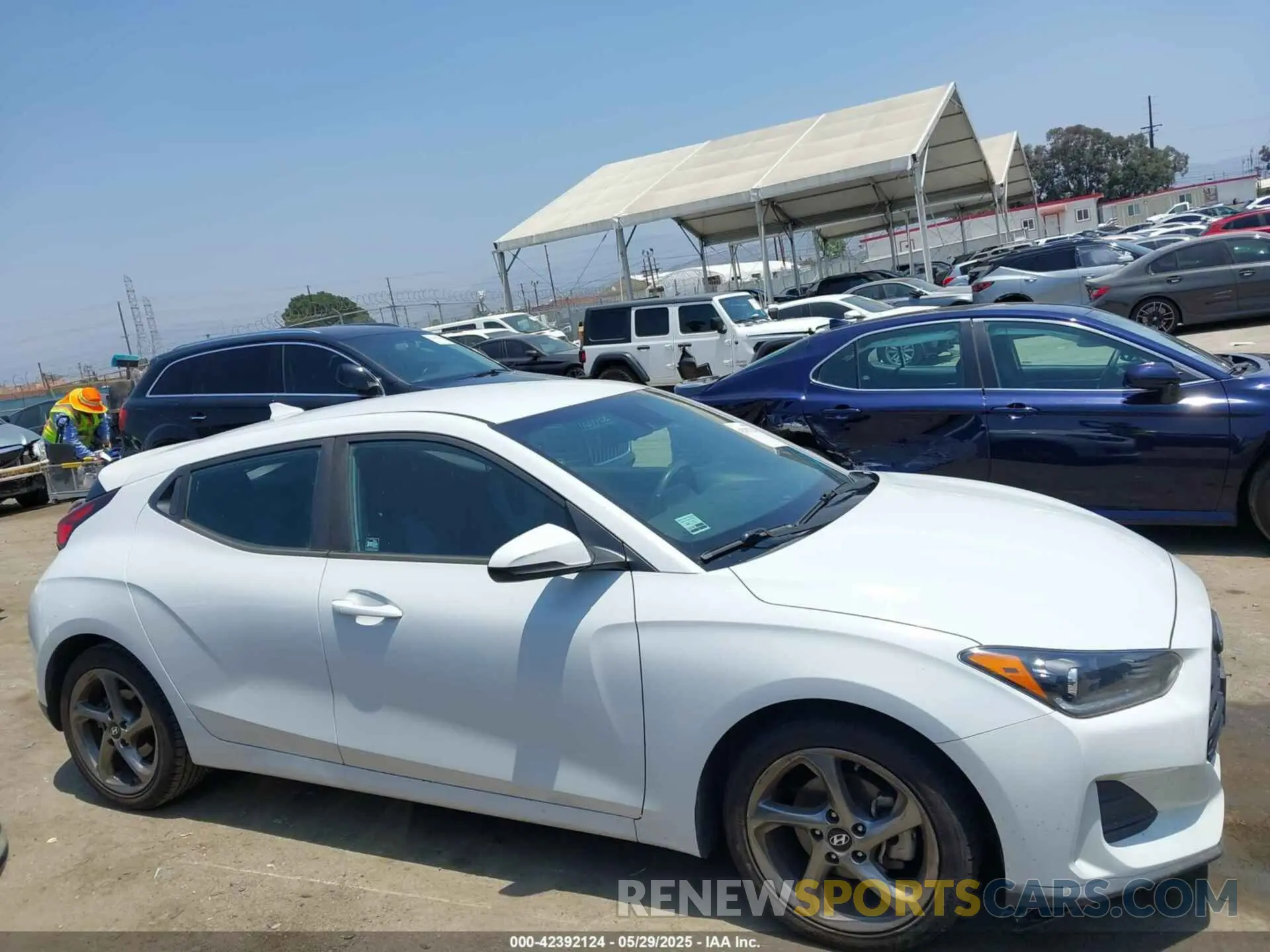 13 fotografías del automóvil dañado KMHTG6AF7KU019618 HYUNDAI VELOSTER 2019