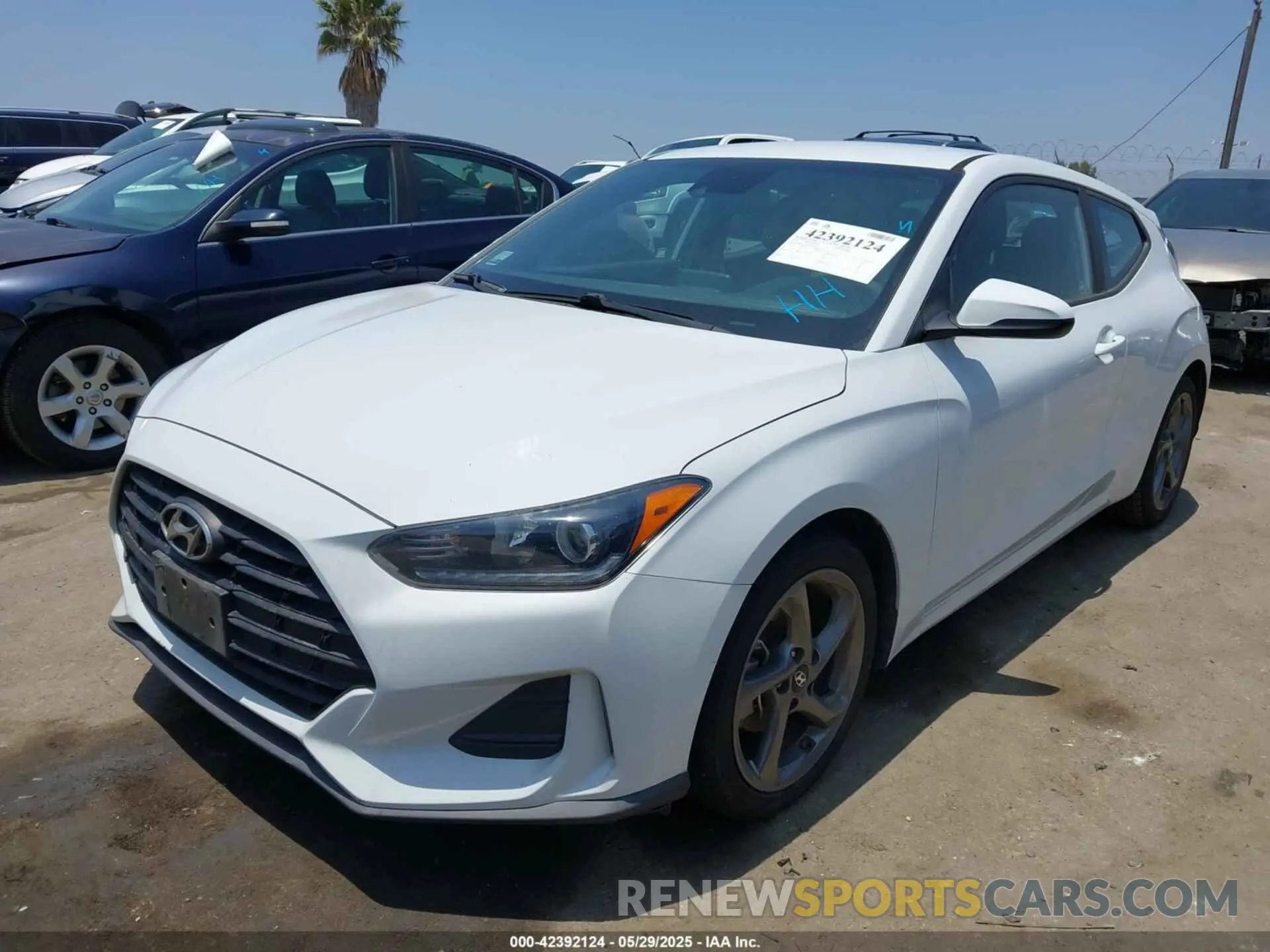 2 fotografías del automóvil dañado KMHTG6AF7KU019618 HYUNDAI VELOSTER 2019