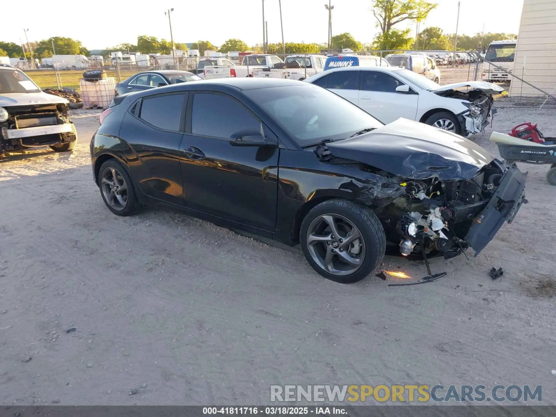 1 fotografías del automóvil dañado KMHTG6AF8KU005131 HYUNDAI VELOSTER 2019