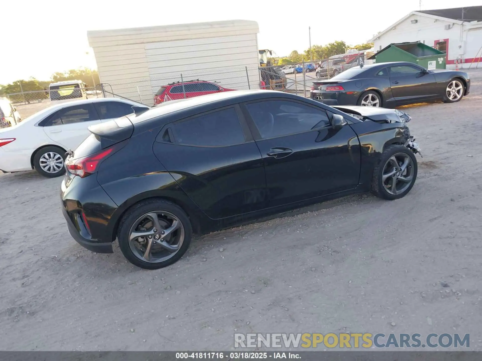 4 fotografías del automóvil dañado KMHTG6AF8KU005131 HYUNDAI VELOSTER 2019