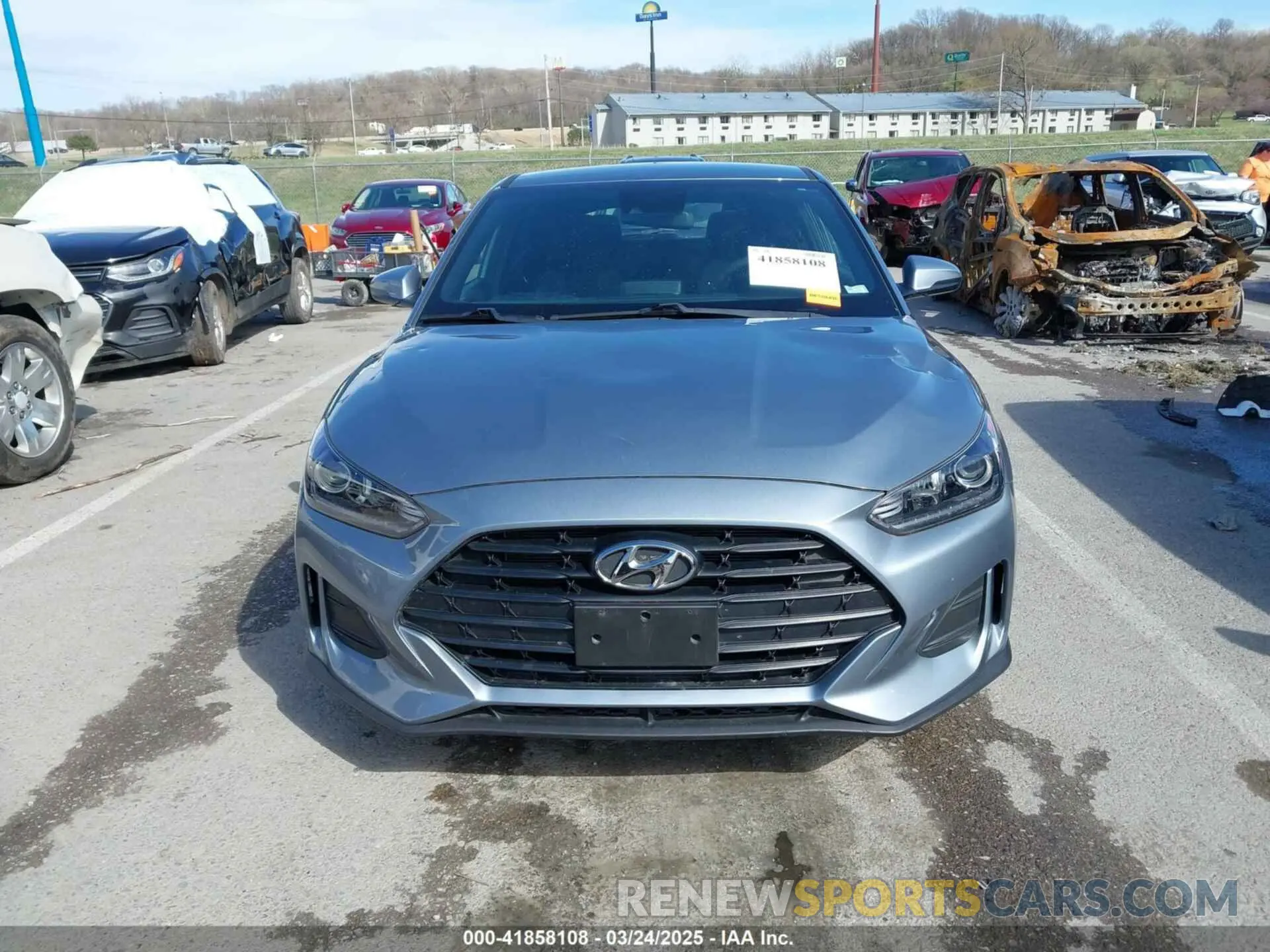 13 fotografías del automóvil dañado KMHTG6AF8KU010975 HYUNDAI VELOSTER 2019