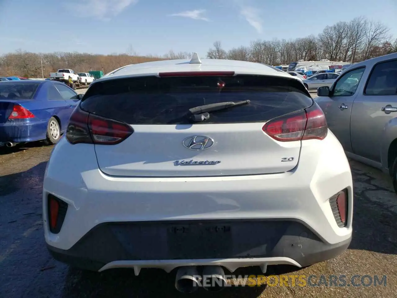 6 fotografías del automóvil dañado KMHTG6AF8KU015416 HYUNDAI VELOSTER 2019