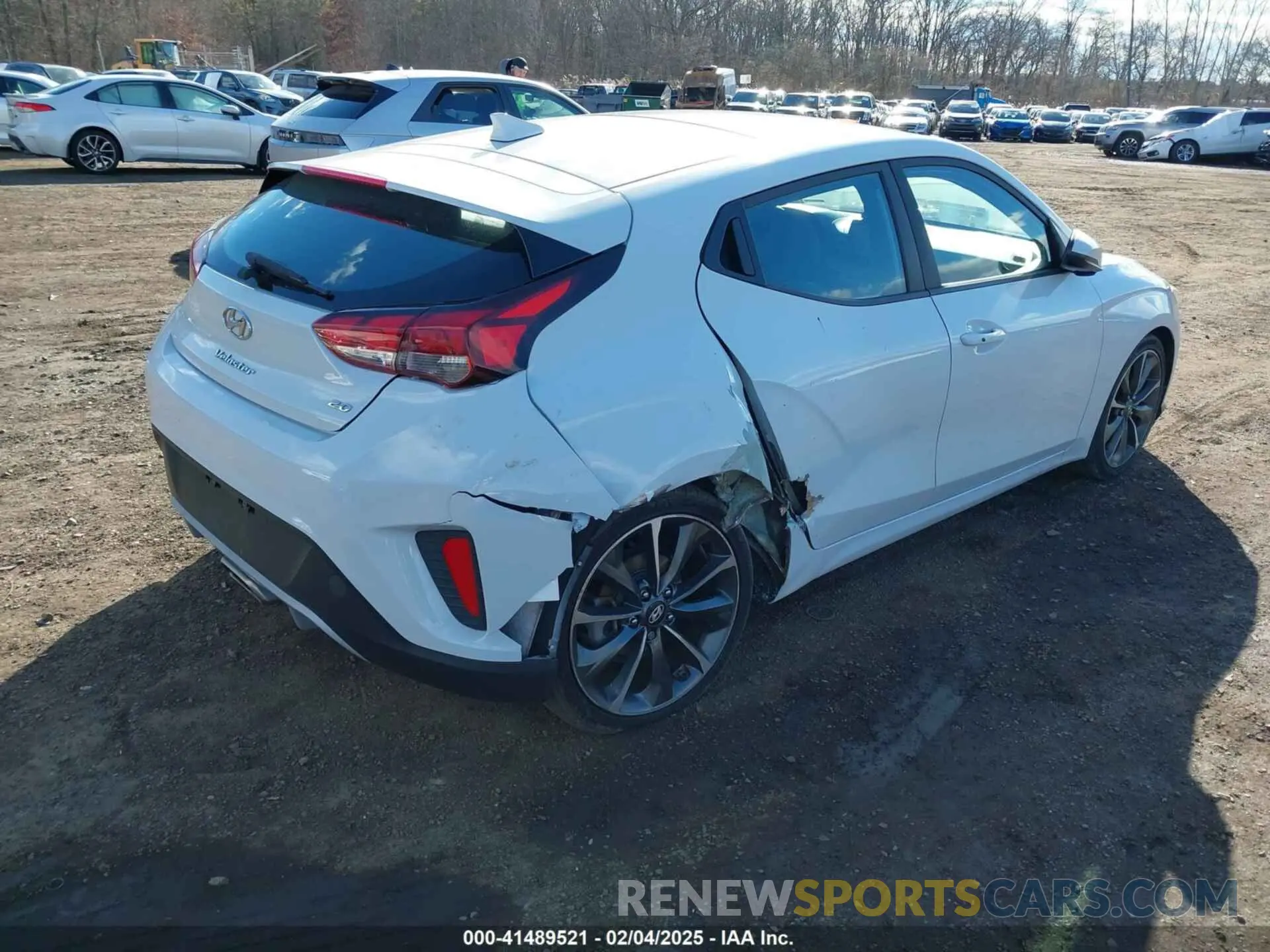 4 fotografías del automóvil dañado KMHTG6AF9KU005011 HYUNDAI VELOSTER 2019