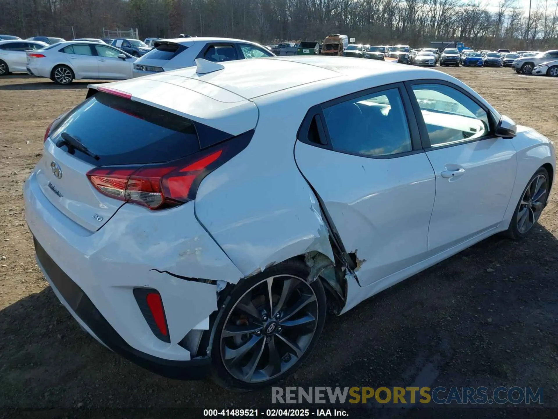 6 fotografías del automóvil dañado KMHTG6AF9KU005011 HYUNDAI VELOSTER 2019