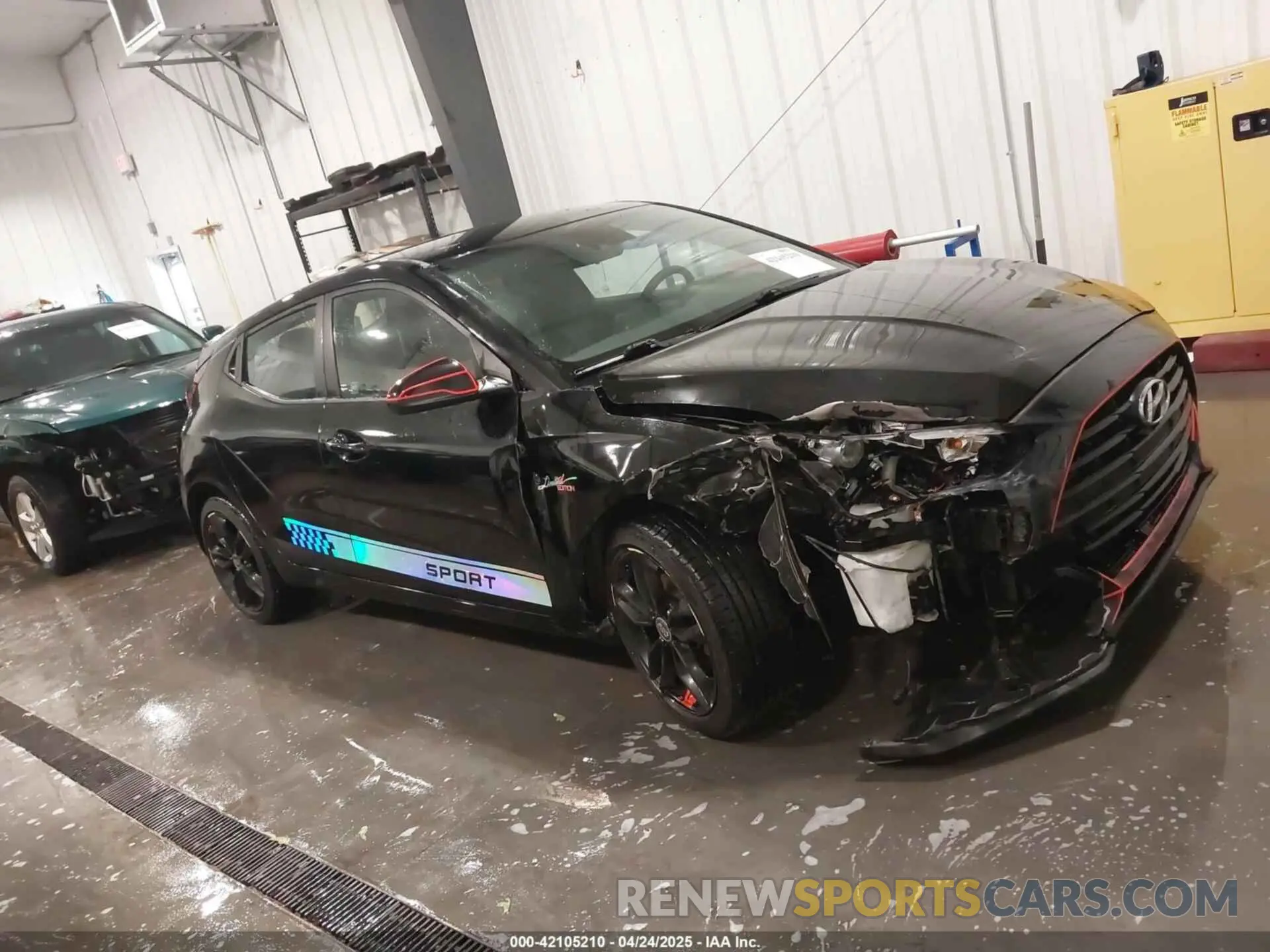 13 fotografías del automóvil dañado KMHTG6AFXKU011920 HYUNDAI VELOSTER 2019