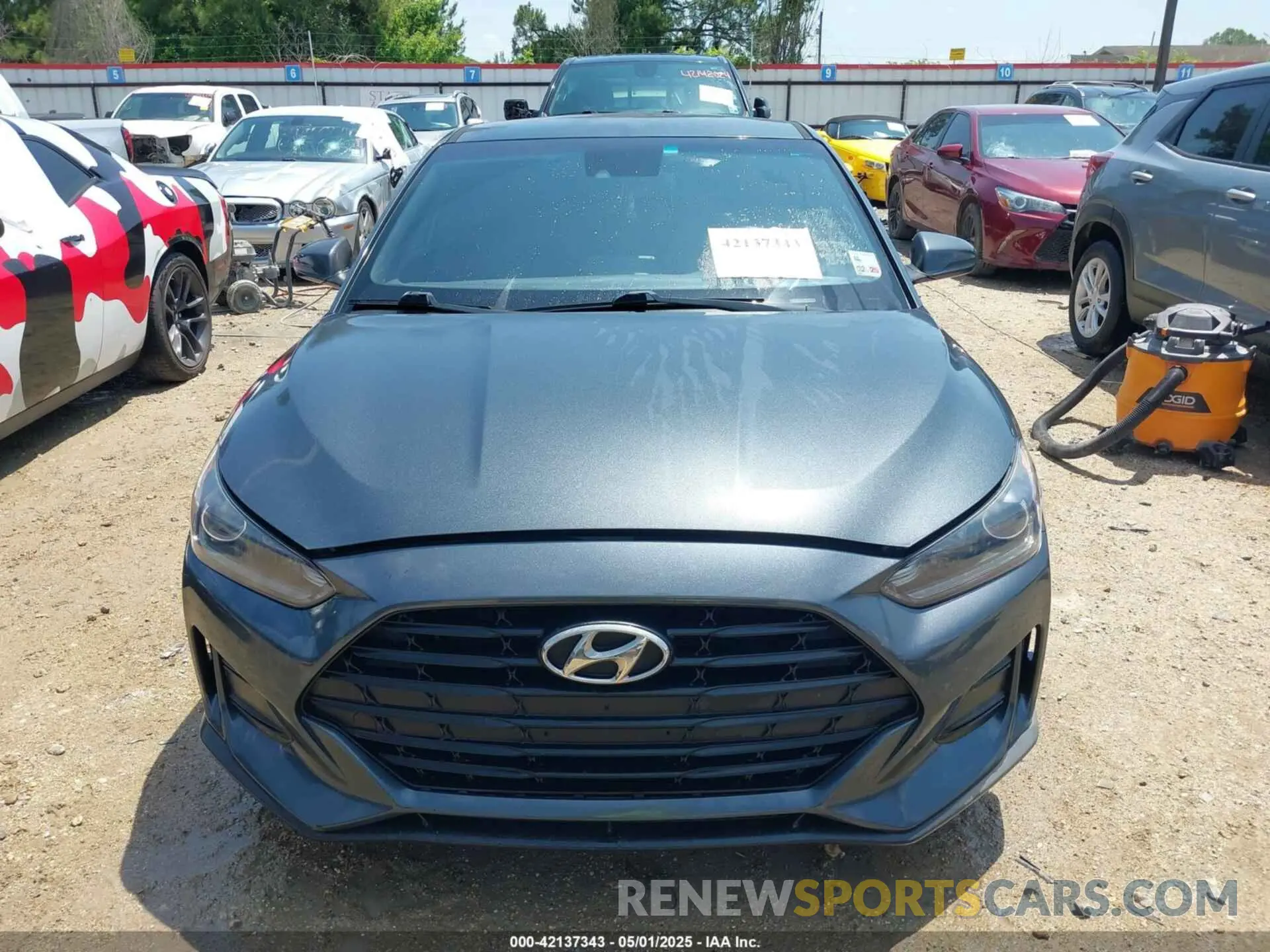 12 fotografías del automóvil dañado KMHTG6AFXKU016745 HYUNDAI VELOSTER 2019