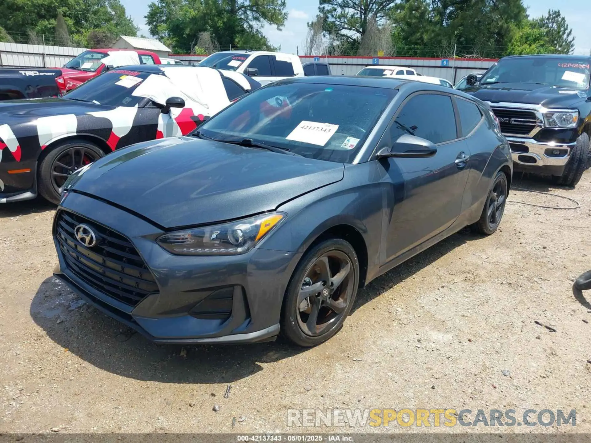 2 fotografías del automóvil dañado KMHTG6AFXKU016745 HYUNDAI VELOSTER 2019