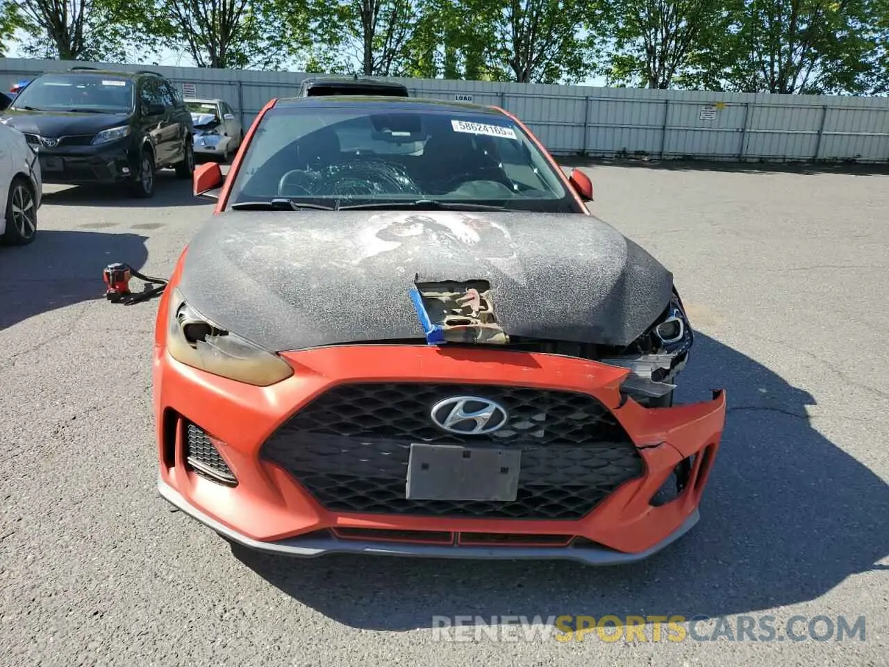5 fotografías del automóvil dañado KMHTH6AB7KU012324 HYUNDAI VELOSTER 2019