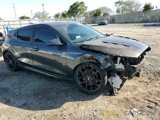 10 fotografías del automóvil dañado KMHTH6AB7KU020391 HYUNDAI VELOSTER 2019