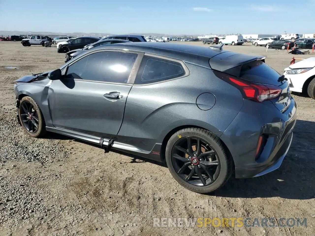 2 fotografías del automóvil dañado KMHTH6AB7KU020391 HYUNDAI VELOSTER 2019