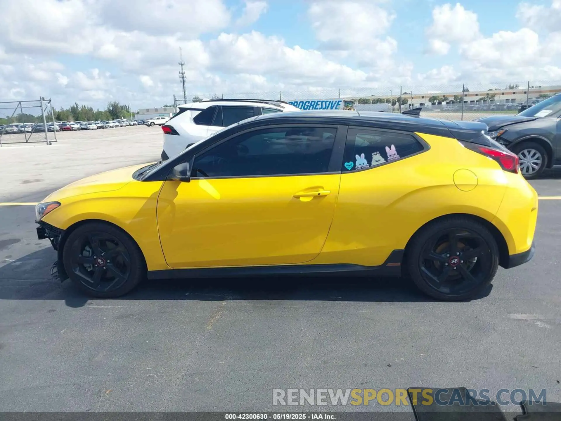 15 fotografías del automóvil dañado KMHTH6AB8KU005978 HYUNDAI VELOSTER 2019