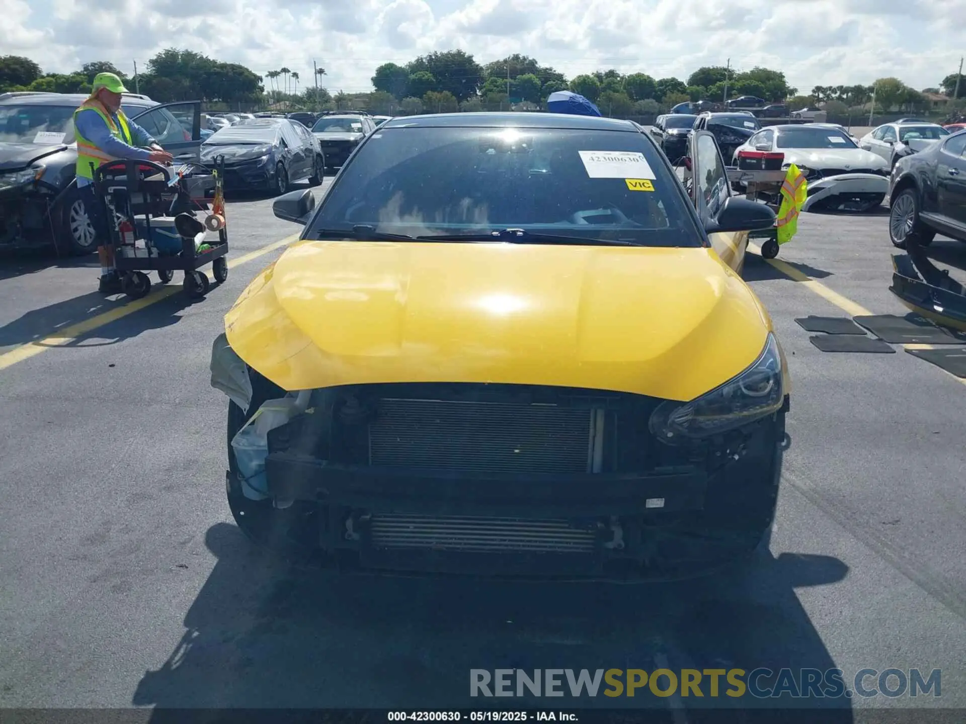 6 fotografías del automóvil dañado KMHTH6AB8KU005978 HYUNDAI VELOSTER 2019
