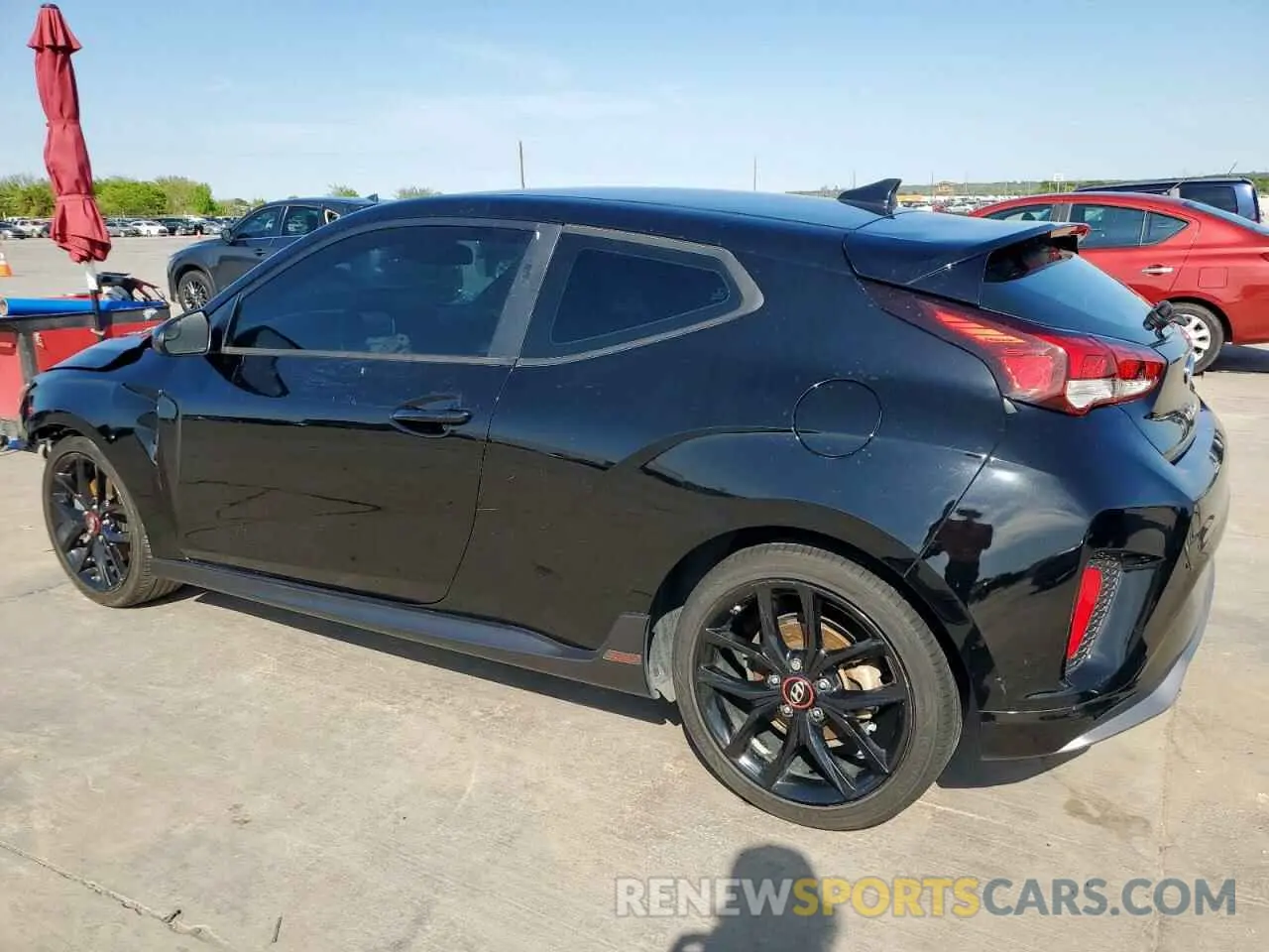 2 fotografías del automóvil dañado KMHTH6AB8KU016026 HYUNDAI VELOSTER 2019