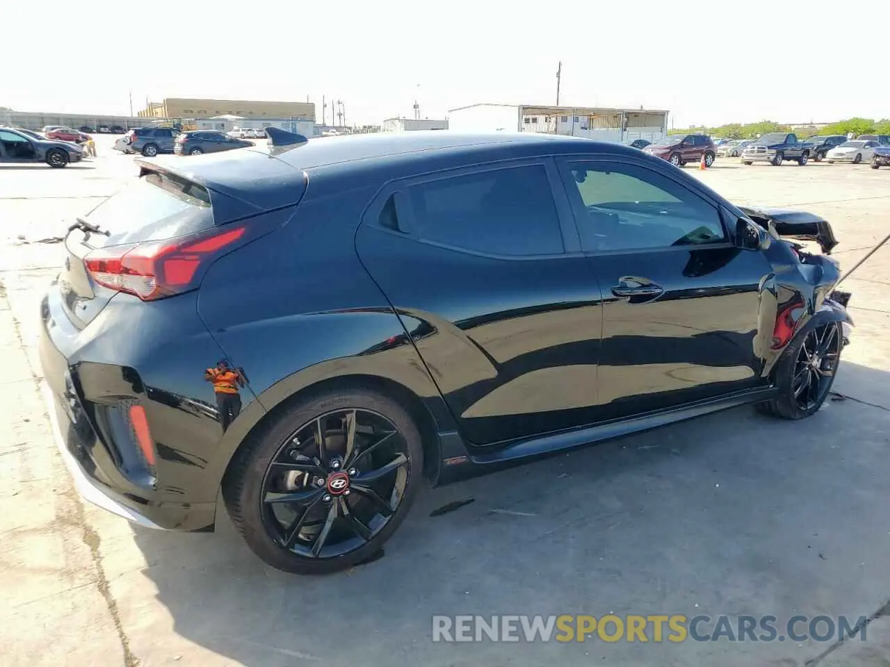 3 fotografías del automóvil dañado KMHTH6AB8KU016026 HYUNDAI VELOSTER 2019