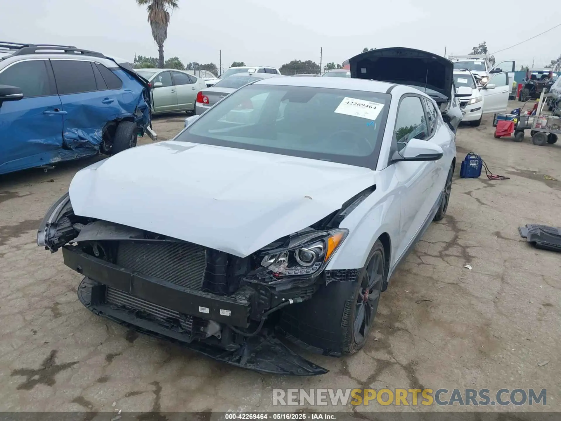 2 fotografías del automóvil dañado KMHTH6ABXKU007246 HYUNDAI VELOSTER 2019