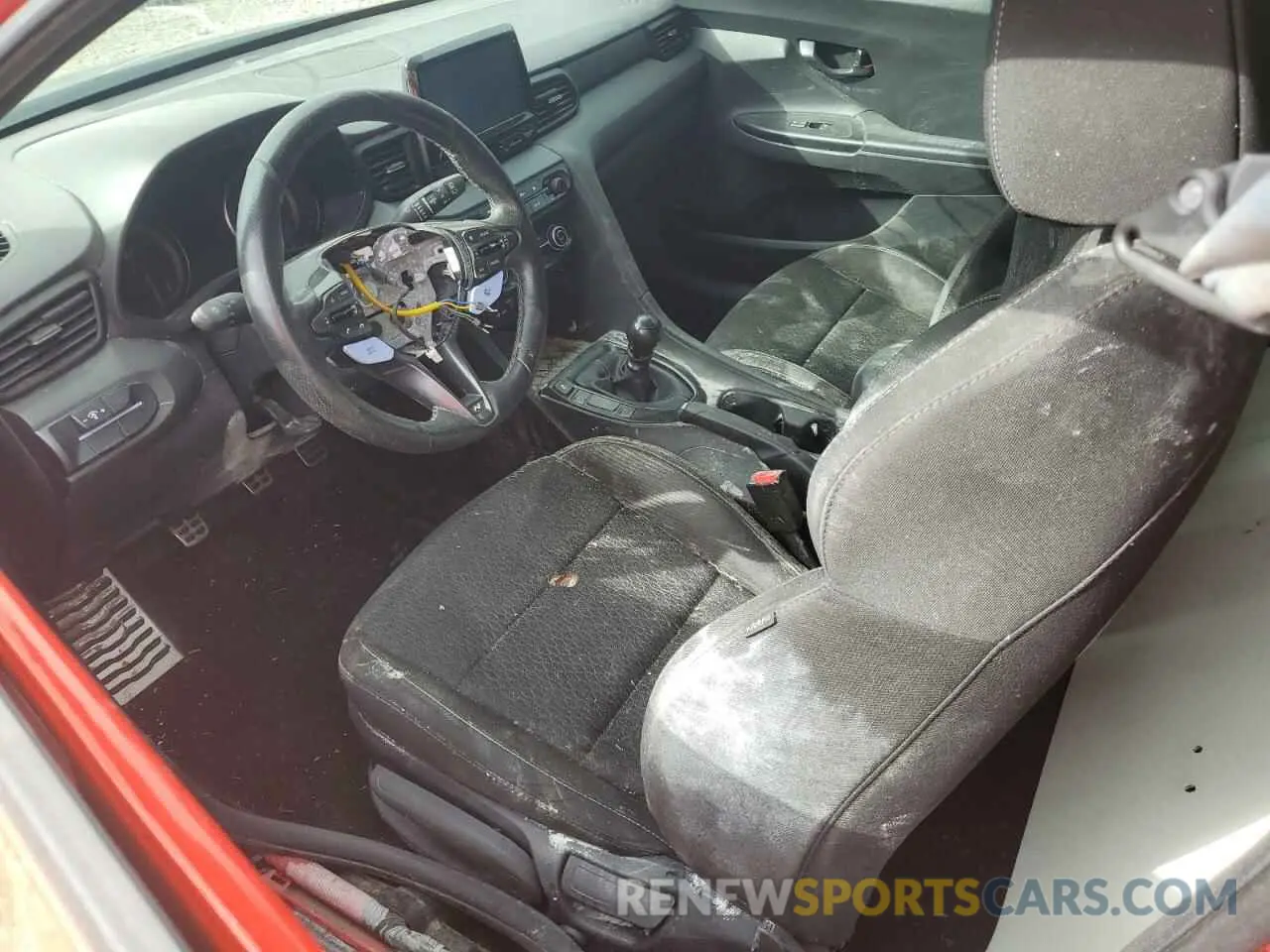 7 fotografías del automóvil dañado KMHT36AH4LU007036 HYUNDAI VELOSTER 2020
