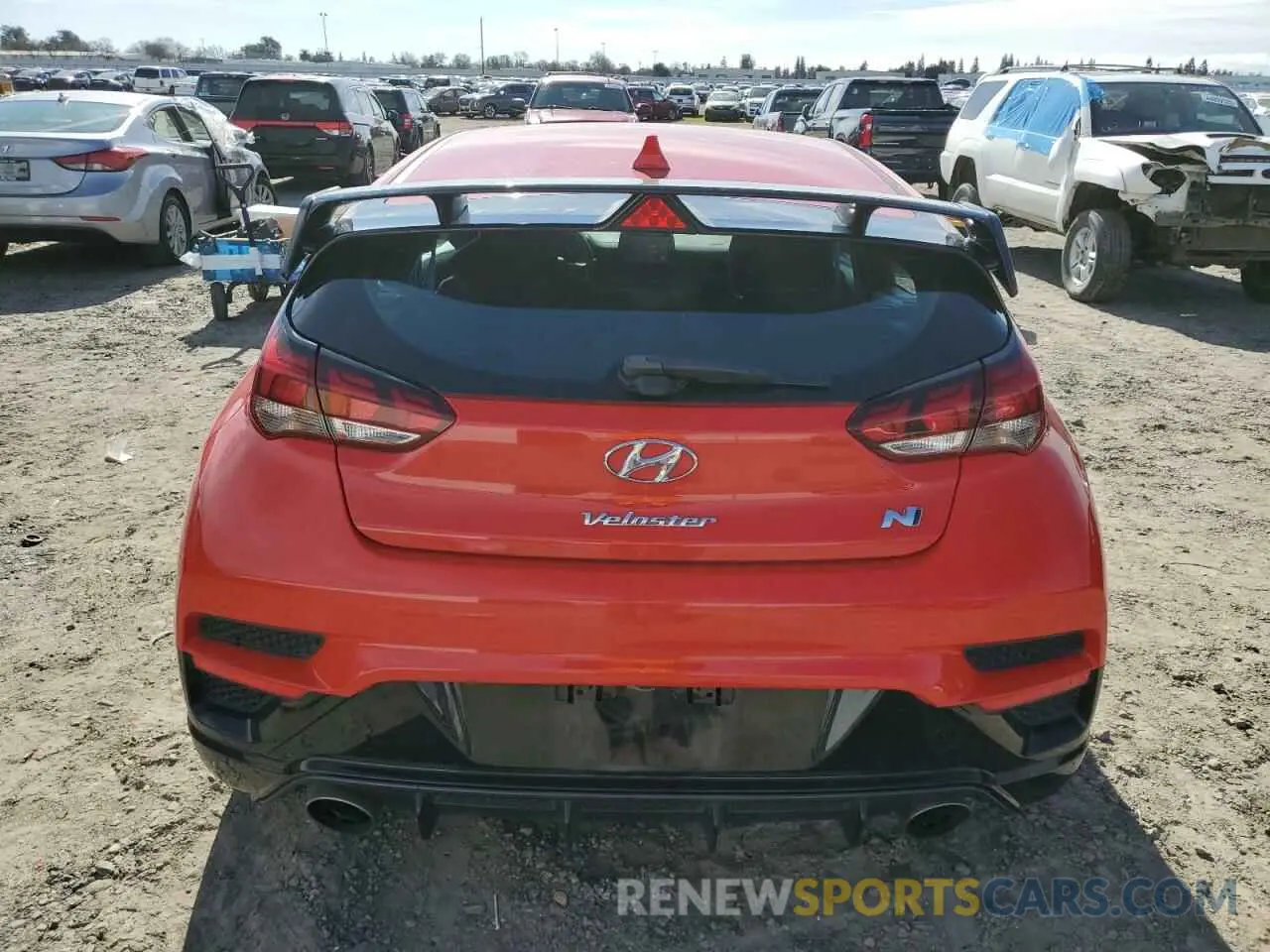 6 fotografías del automóvil dañado KMHT36AH8LU006018 HYUNDAI VELOSTER 2020