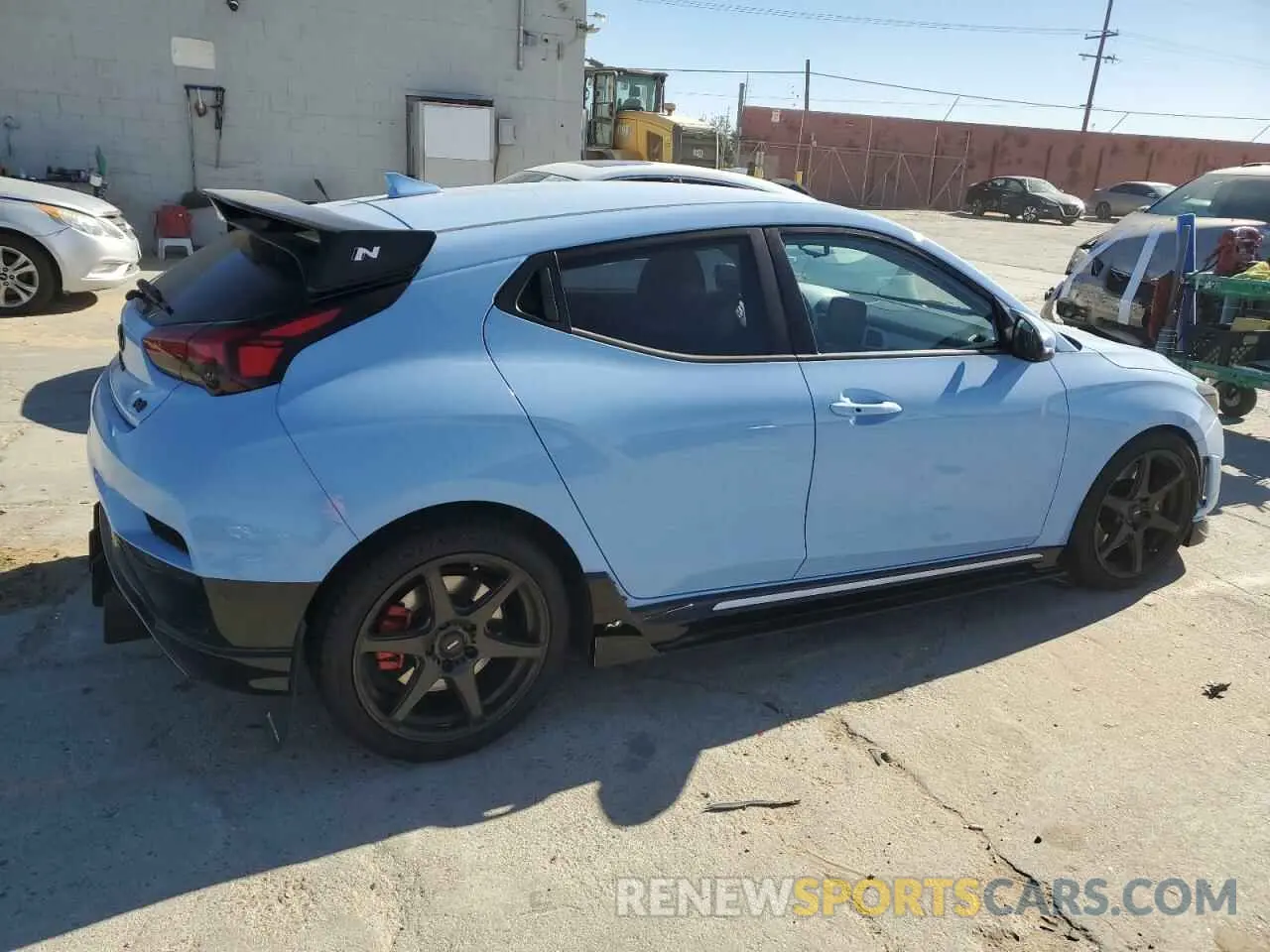 3 fotografías del automóvil dañado KMHT36AH8LU008240 HYUNDAI VELOSTER 2020