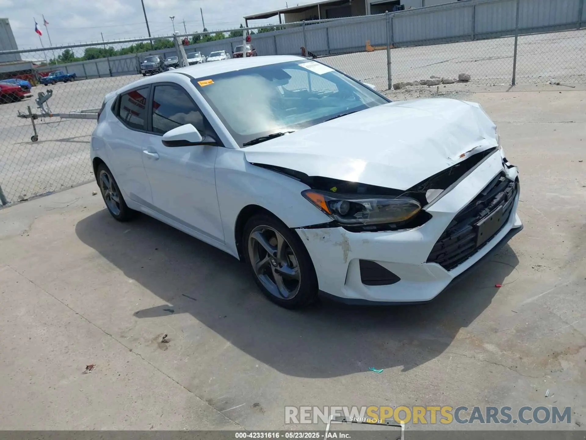 1 fotografías del automóvil dañado KMHTG6AF0LU029621 HYUNDAI VELOSTER 2020